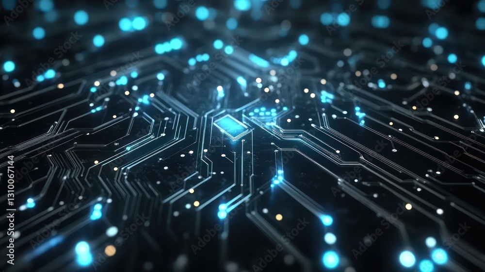 Circuit Board Technology Close Up Circuit Board Technology Close Up