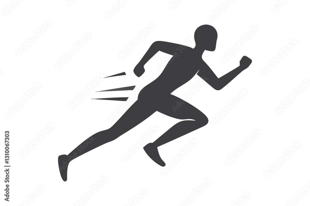 Runner in Motion Energetic Silhouette
Runner in Motion Energetic Silhouette