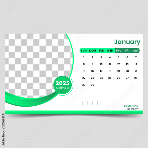 Sleek & Stylish 2025 Desk Calendar – Modern Design for Organized Planning