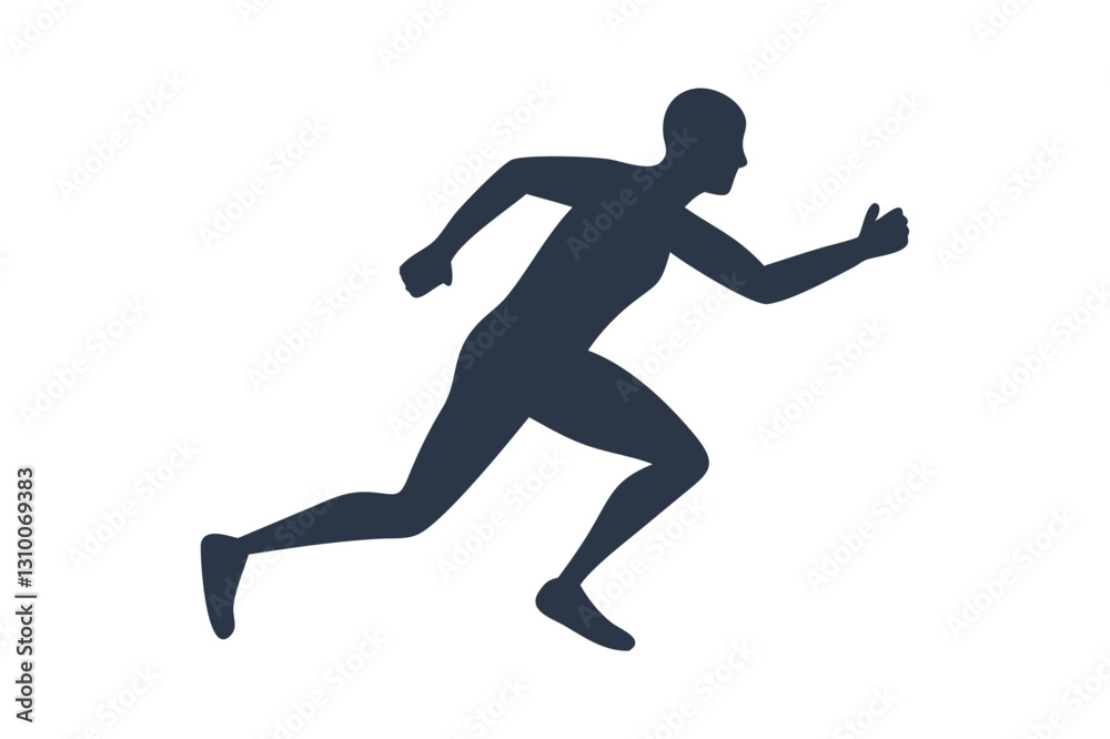 Runner in Motion Energetic Silhouette
Runner in Motion Energetic Silhouette