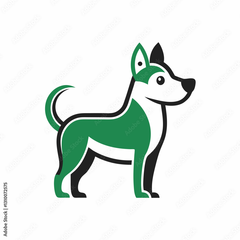 Obraz premium Simple Dog Logo Design Collections