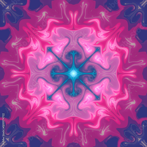Pink Abstract Art