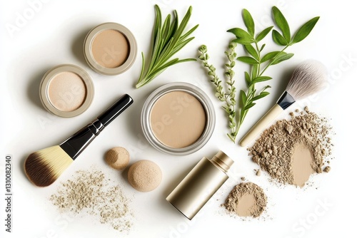 Obraz na płótnie Explore the benefits of organic makeup ingredients for a healthier beauty routine. w salonie