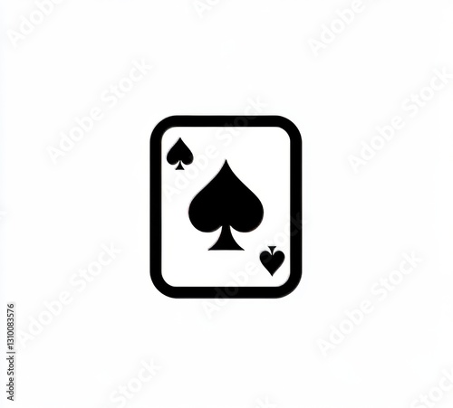Free Download Icon representing playing cards. Sleek, modern flat illustration - GFXLoad