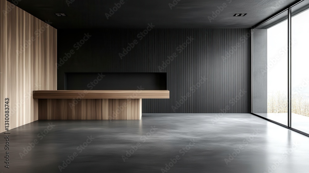 Open office layout with an emphasis on natural light.
