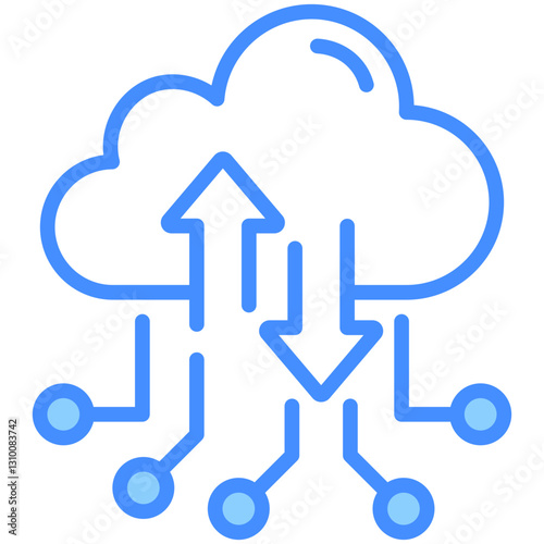 Cloud Traffic Icon