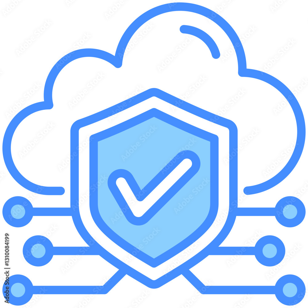 Obraz premium Data Security Icon