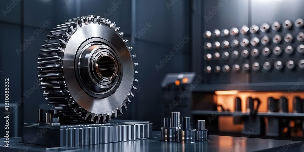 CNC turning, drilling, and milling processes for steel turbine parts