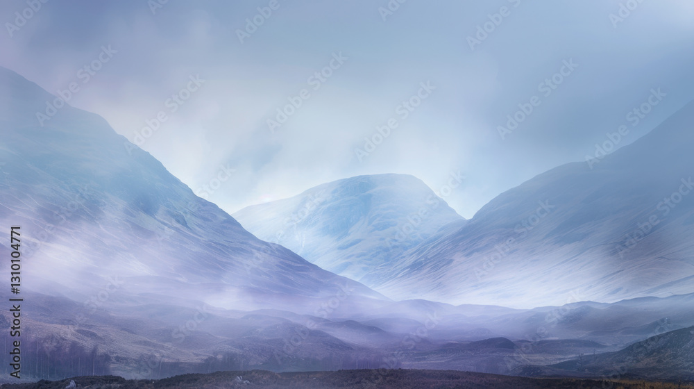 Obraz premium mountains in the morning