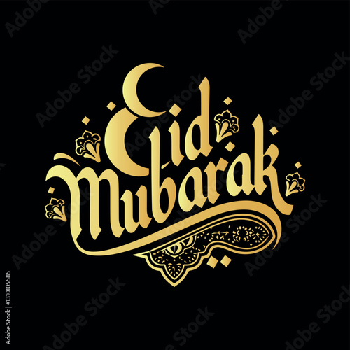 eid mubarak letter calligraphy banner
| Adobe Illustrator Artwork