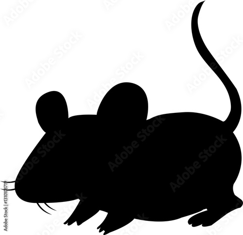 mouse silhouette cliparts vector file svg black color mouse
