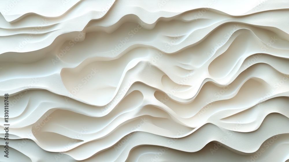 Abstract creamy white wavy texture background. Abstract creamy white wavy texture background.