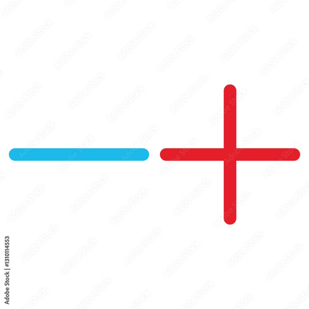 Obraz premium Plus, minus, multiplication and division mathematical symbols set. arithmetic education signs for web, app, infographic. Math operations realistic vector illustration isolated