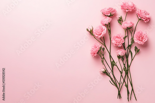A touching and beautifully designed Mother's Day image featuring soft pastel tones, vibrant flowers, a heartfelt greeting card, and a thoughtful gift