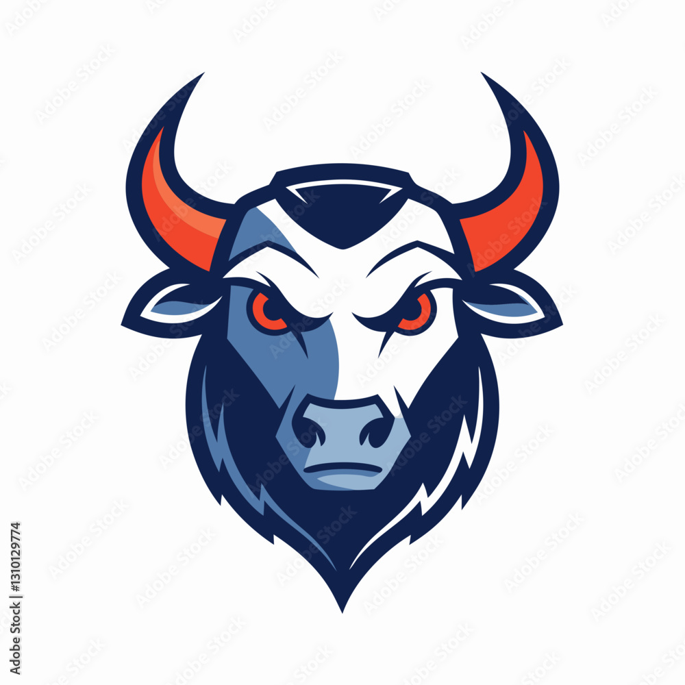 Fototapeta premium Simple Bull Logo Design Collections