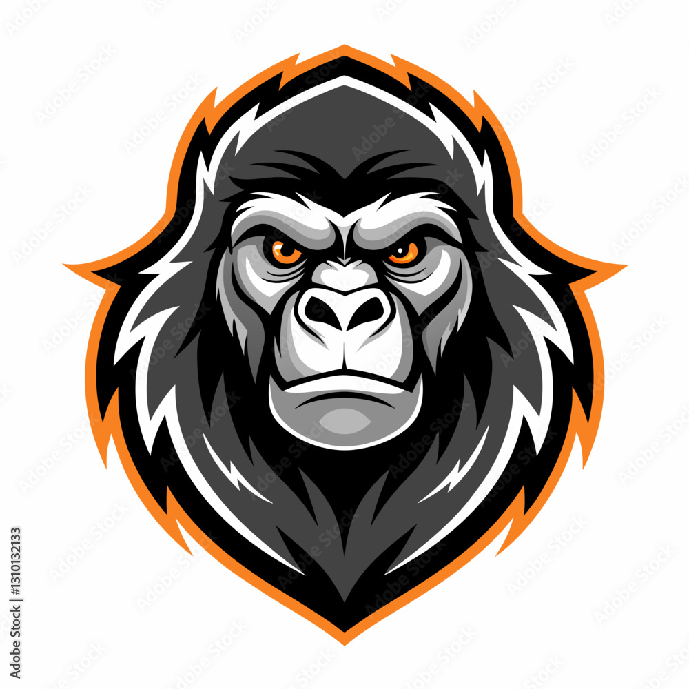 Fototapeta premium Simple Gorilla Logo Design Collections