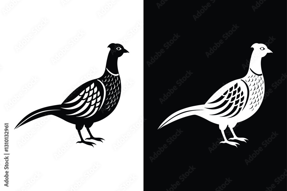 Partridge bird icon vector on White Background ,Vector Art Illustration on white background. Partridge bird icon vector on White Background ,Vector Art Illustration on white background.