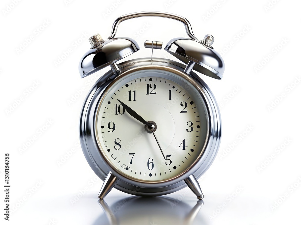 Long Exposure Alarm Clock Photography, White Background, Flat Design, Minimalist Clock Image, Modern Alarm Clock Picture Long Exposure Alarm Clock Photography, White Background, Flat Design, Minimalist Clock Image, Modern Alarm Clock Picture