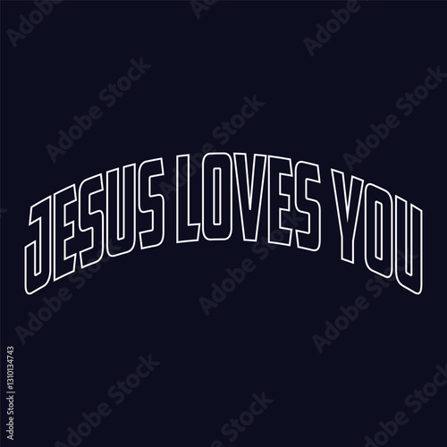 Jesus Lover T-shirt. Jesus Loves You. Christmas T-shirt Design.Typography Vector Design.
