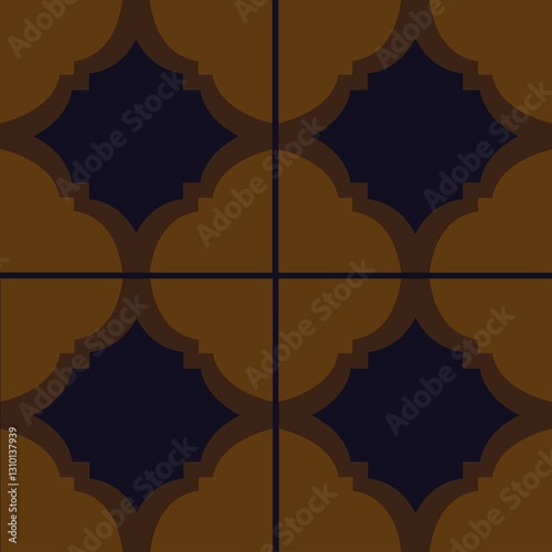 seamless pattern with floral pattern
