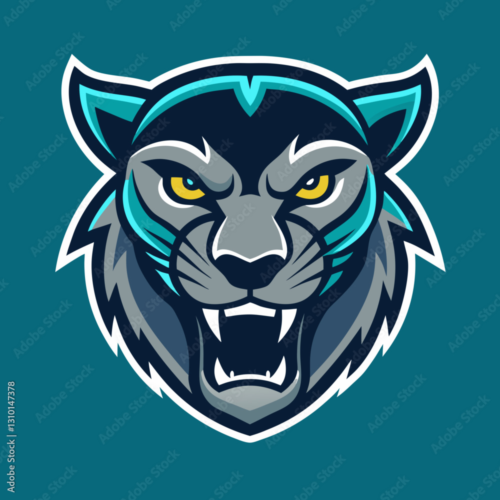 Obraz premium Simple Panther Logo Design Collections