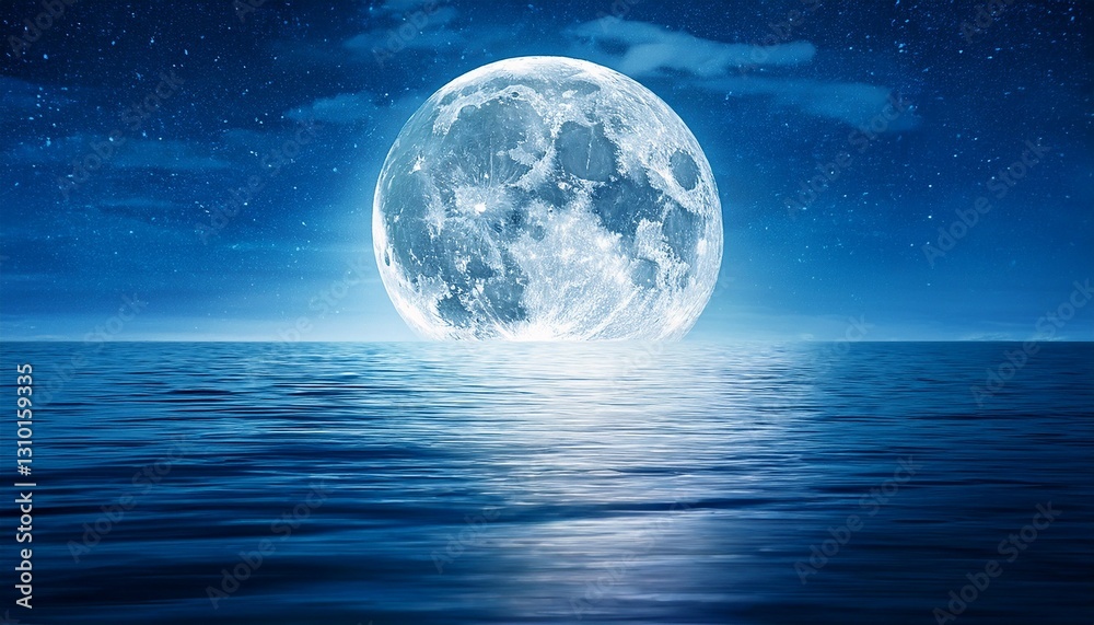 full moon over water full moon over water