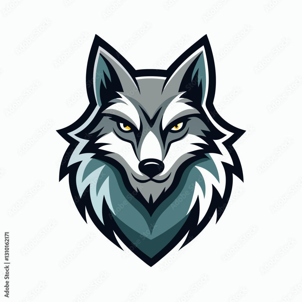 Fototapeta premium Simple Wolf Logo Design Collections