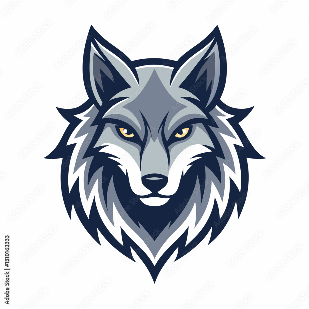Fototapeta premium Simple Wolf Logo Design Collections