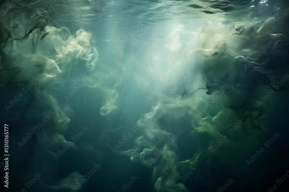 Obraz premium Submerged Dreams An Ethereal Underwater Fantasy