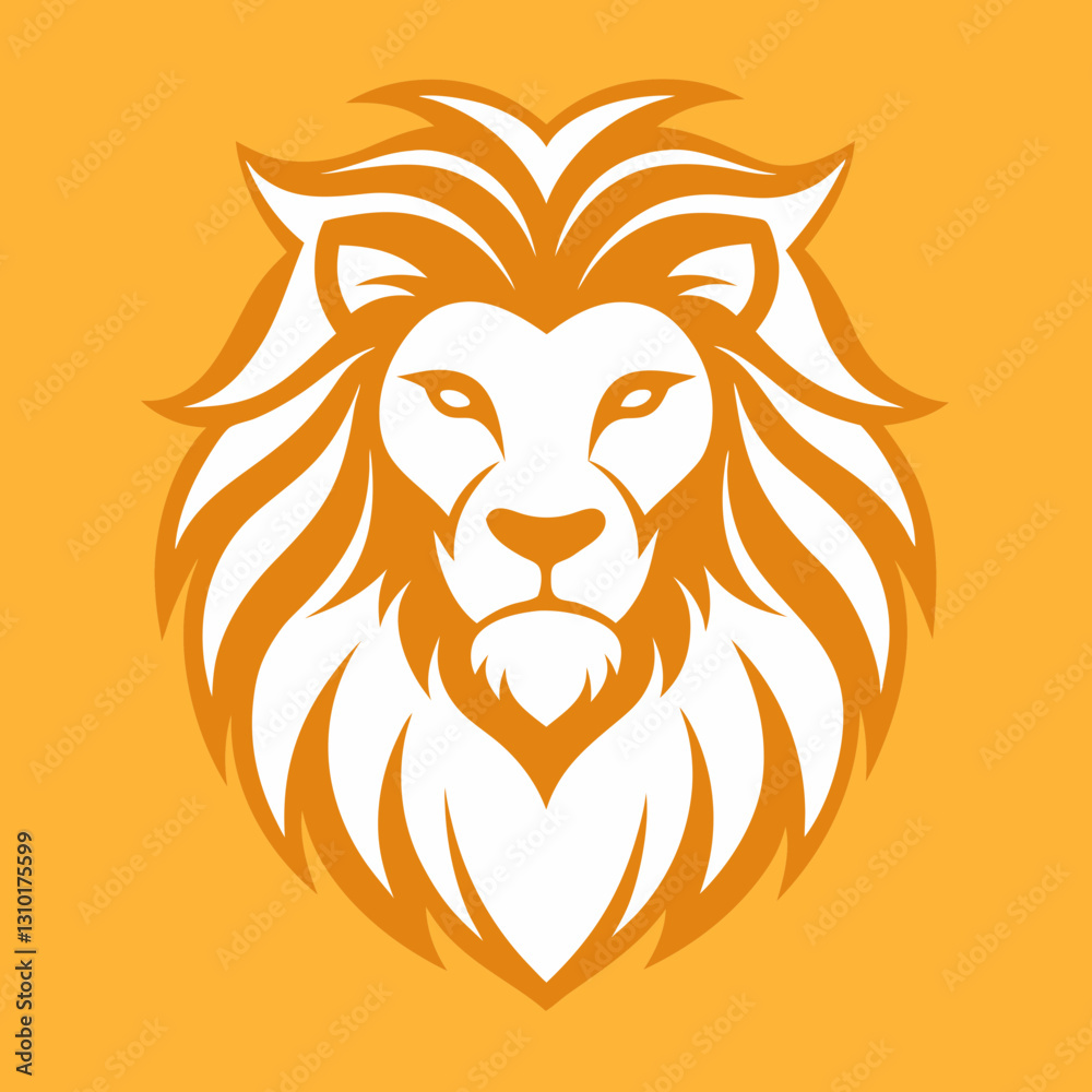 Obraz premium Simple Lion Logo Design Collections