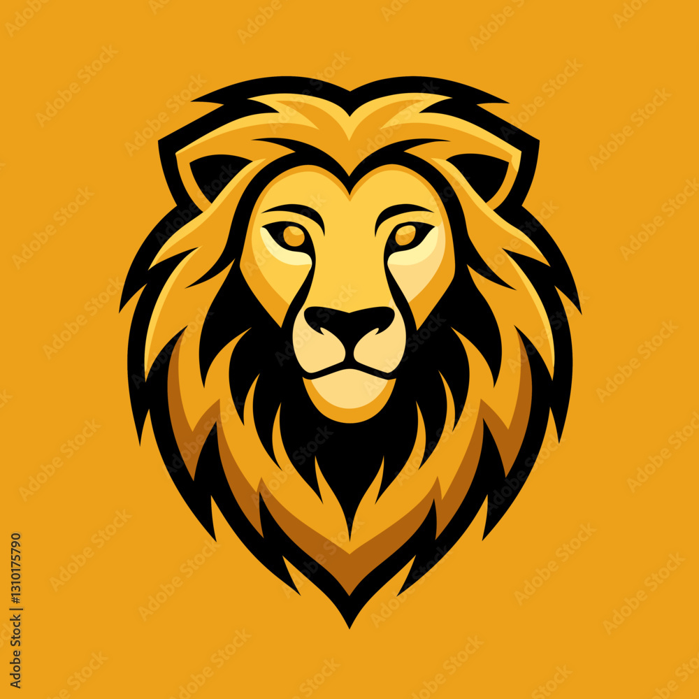 Obraz premium Simple Lion Logo Design Collections