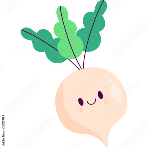 Vegetables kawai - icons
