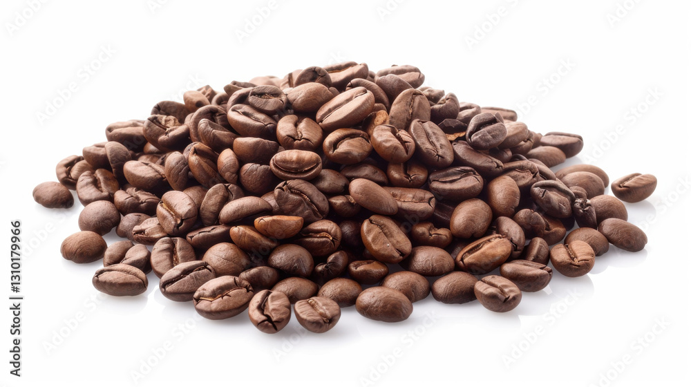 coffee beans on white background coffee beans on white background