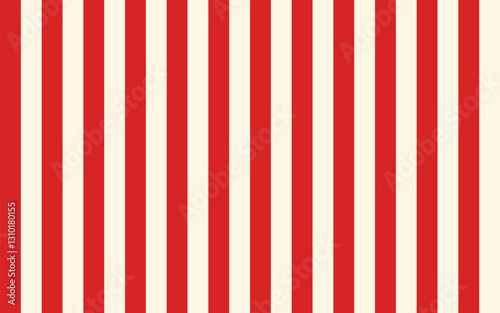 Red and beige stripes seamless background. Vector illustration.