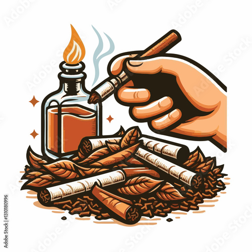 tobacco, nicotine, cigarette, health, background, cigar, smoke, cancer, leaf, addiction, risk, narcotic, unhealthy, toxic, plant, danger, industry, natural, crop, product, organic, nature, habit, harv