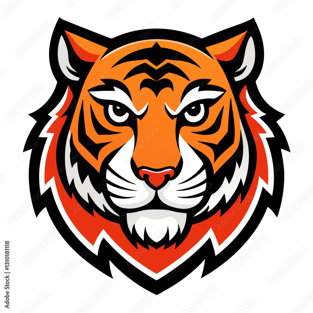 Fototapeta premium Simple Tiger Logo Design Collections