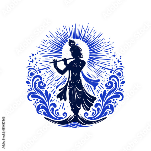 Krishna Playing the Flute