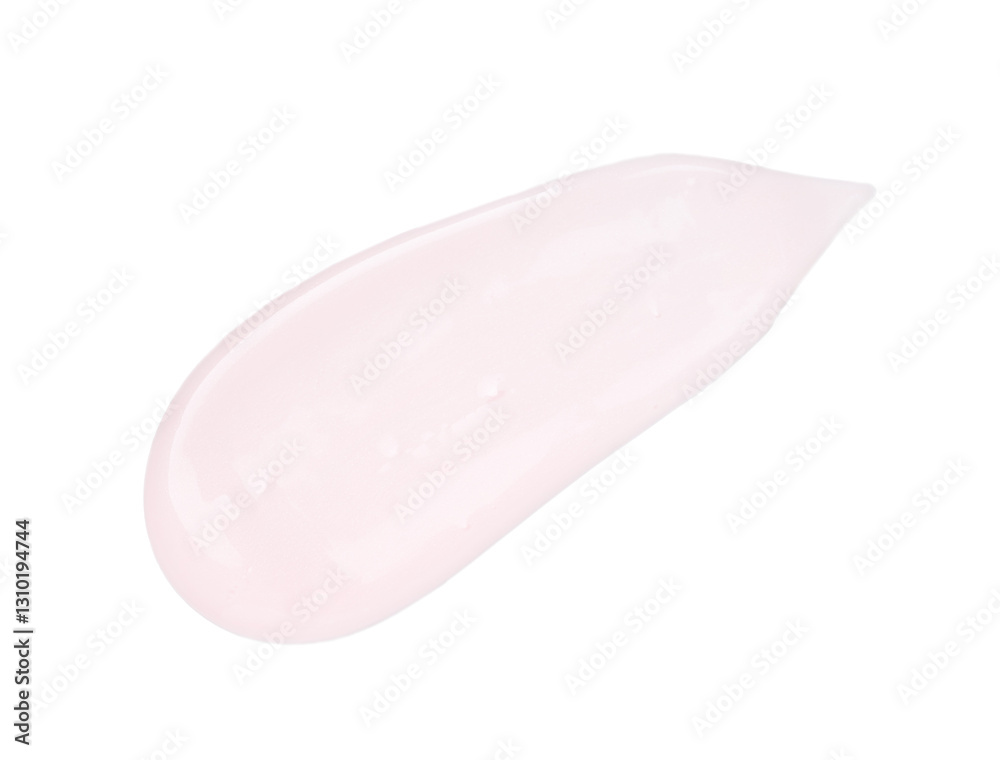 Obraz premium Cream sample isolated on white, top view