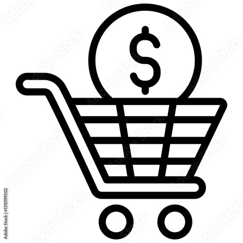Purchasing Outline Icon