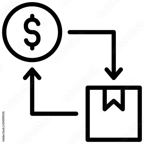 Trade Outline Icon