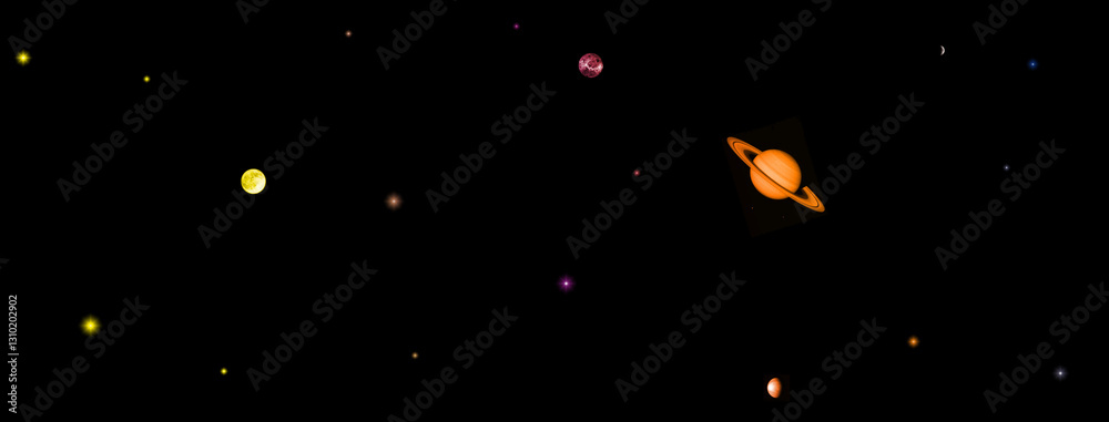 galaxy in a free space.
