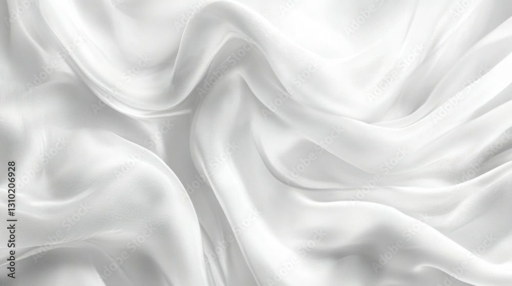 Obraz premium White gray satin texture that is white silver fabric silk panorama background with beautiful soft blur pattern natural.