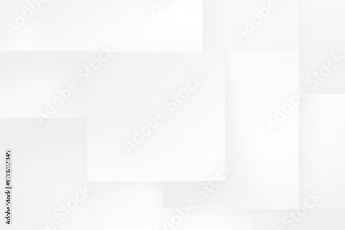 PNG abstract geometric white layers