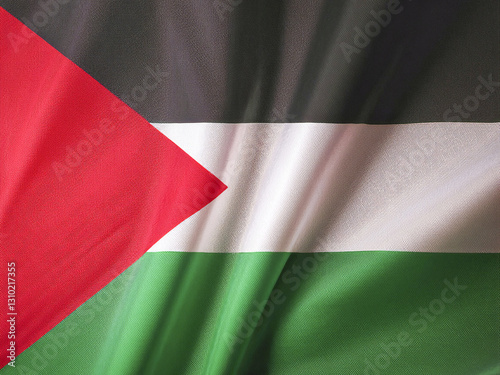 waving flag of palestine