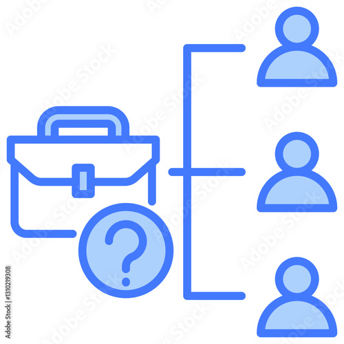 Job Position Blue Icon