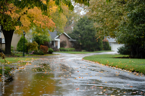 Seasonal precipitation removal activity in residential setting