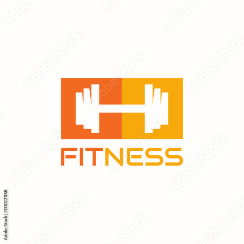 Fitness or gym icon logo vector template