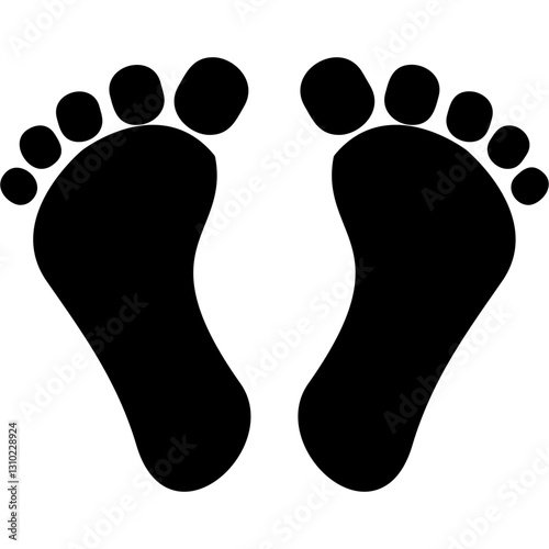 Digital Footprint Icon