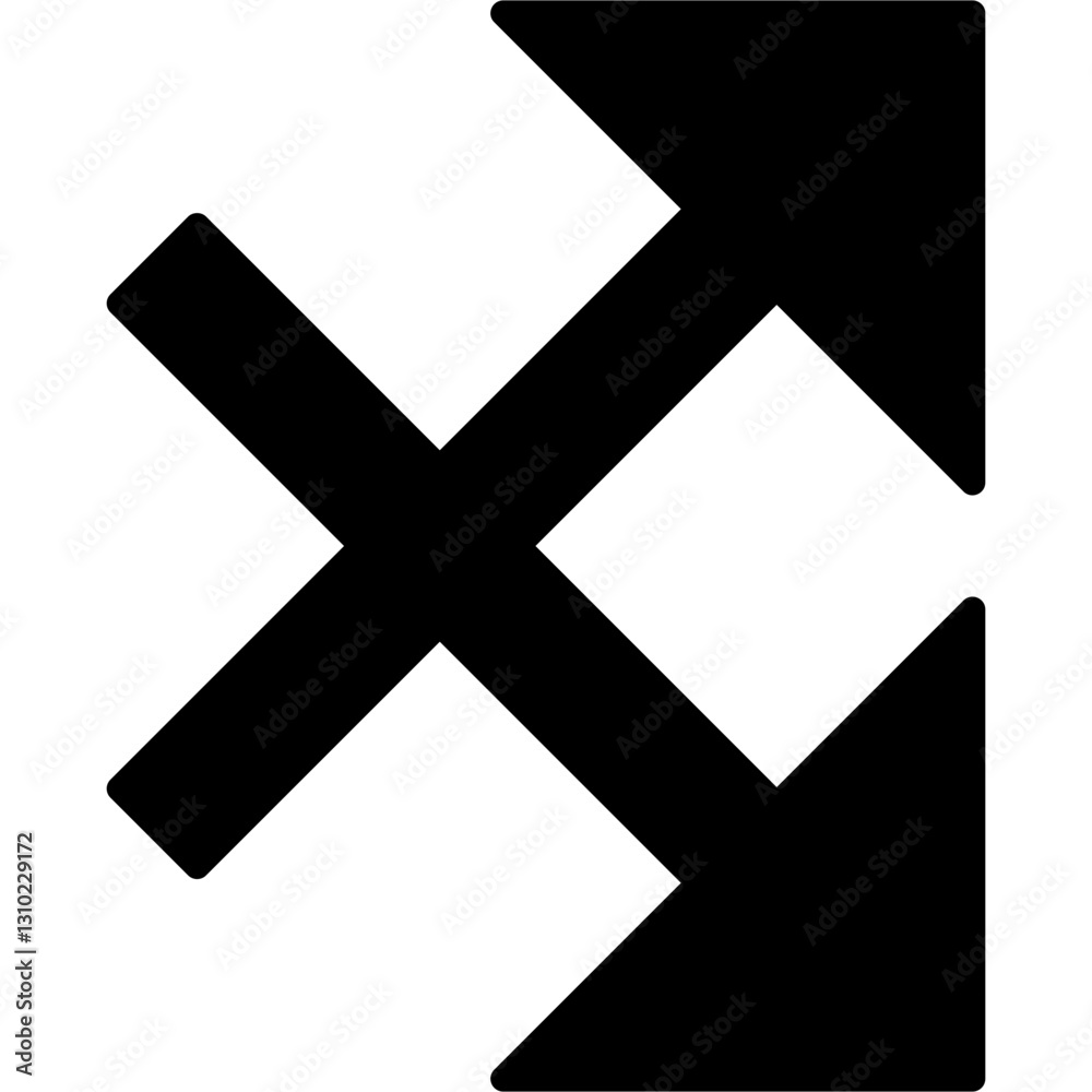 Obraz premium Intersect Icon