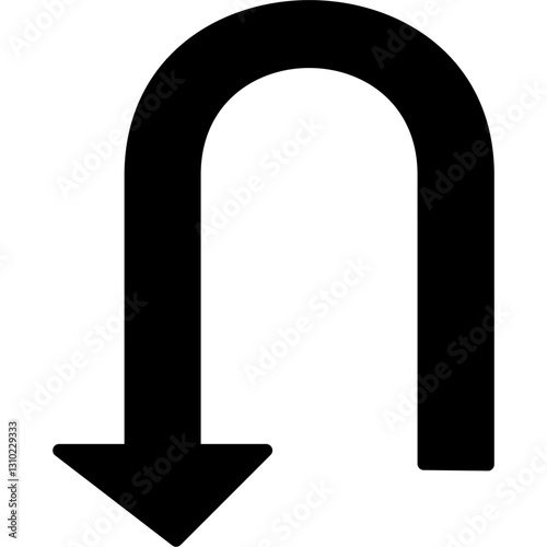 U Turn Icon